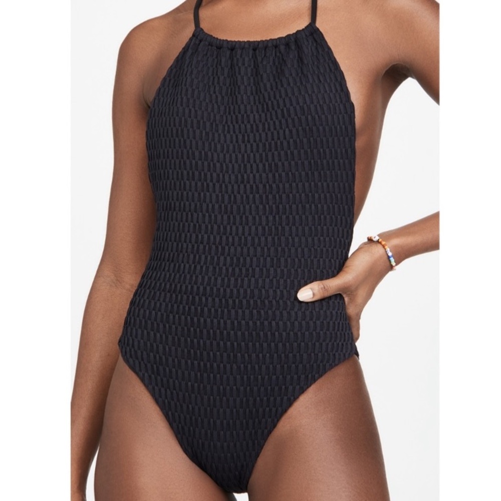Sara Cristina One Piece Swimsuit Black Knit
